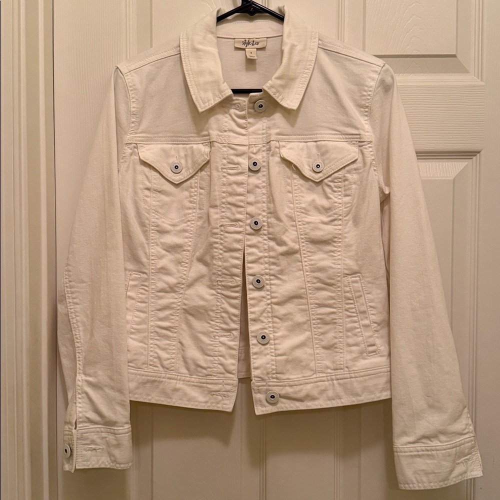 Style & Co. White Jacket
